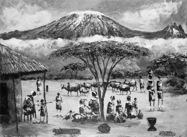 Maasai Tribe & cattle