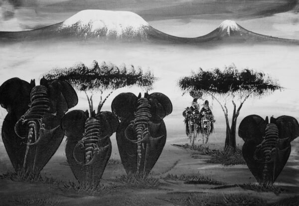 Maasai and Elephants