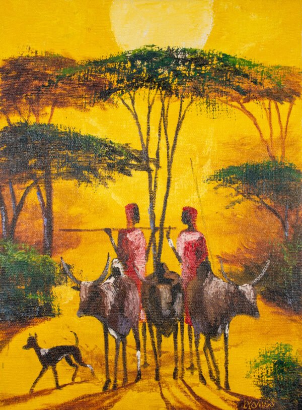 Maasai cattle cows